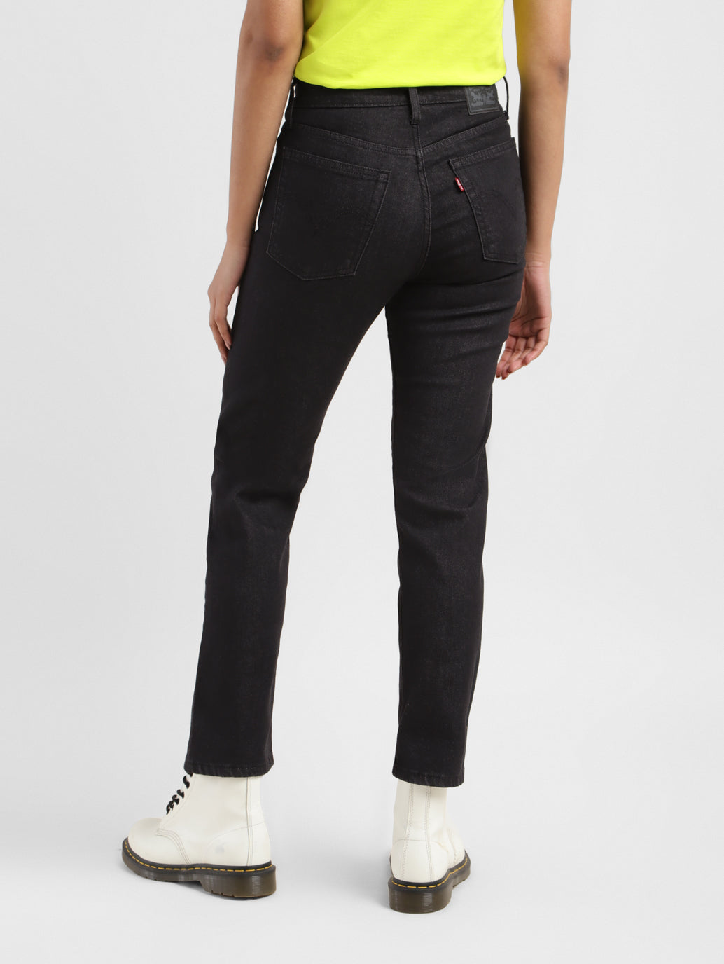 Women's Black Wedgie Straight Fit Mid Rise Jeans - 3832c58a-b8e7-4659-afb3-8e8507ae24dc View