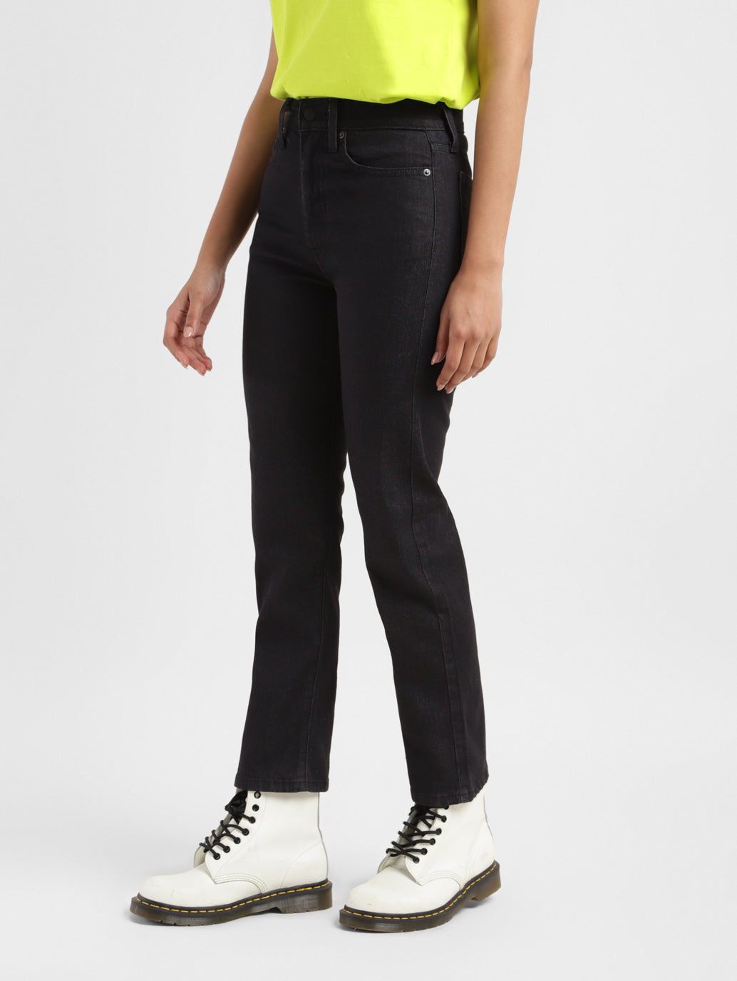 Women's Black Wedgie Straight Fit Mid Rise Jeans - 9674c6a7-fcf4-473a-942b-8e713866df0d View