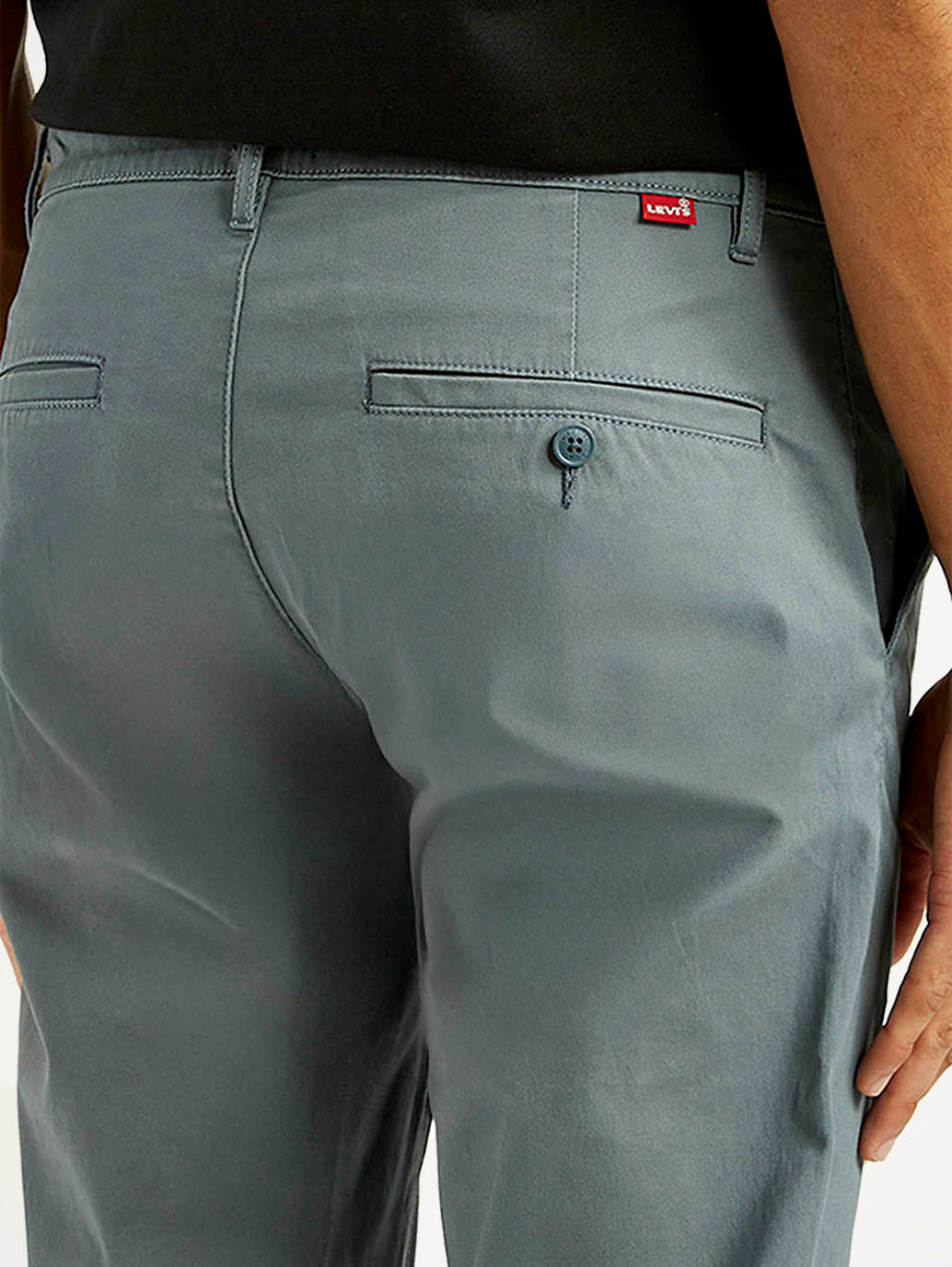Men's 511 Teal Green Slim Fit Mid Rise Chinos - Detail View