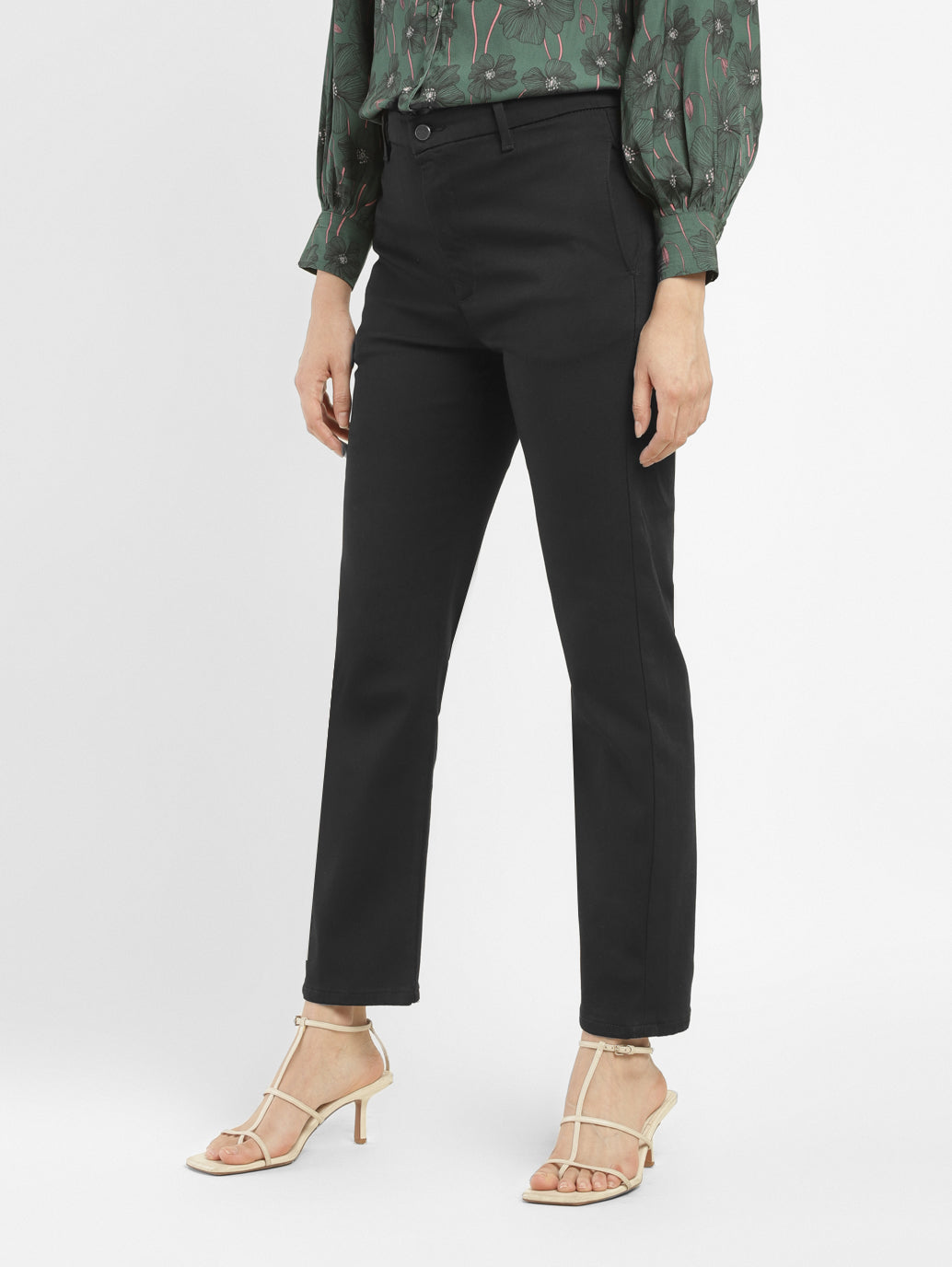 Women's Redloop Black Wedgie Straight Fit Mid Rise Jeans - 9dcd2185-e992-48a0-a396-d5f22aa2b423 View