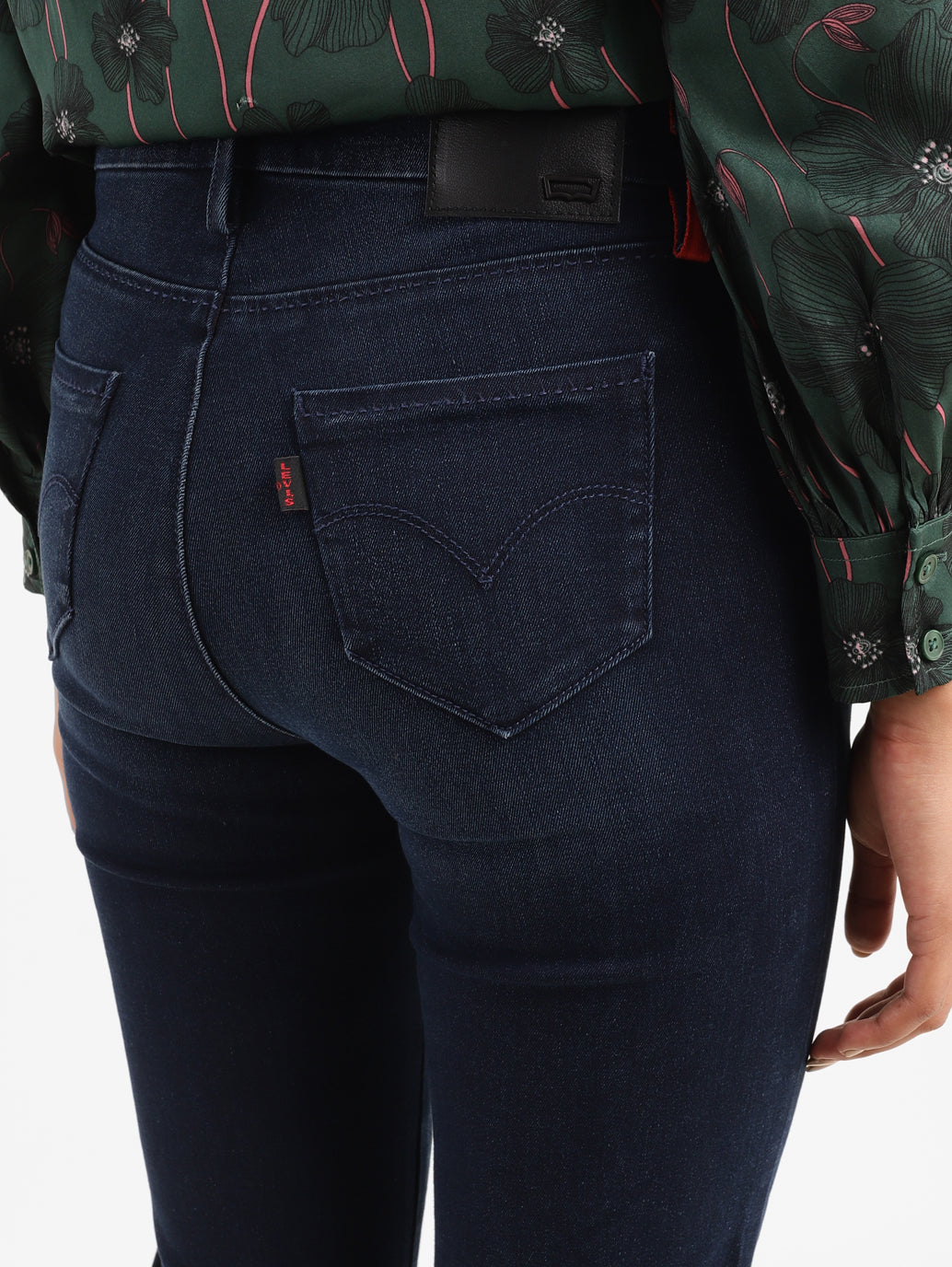 Women's Redloop 724 Blue Straight Fit High Rise Jeans - 60a94935-6a40-4acf-9116-a1c37a66d674 View