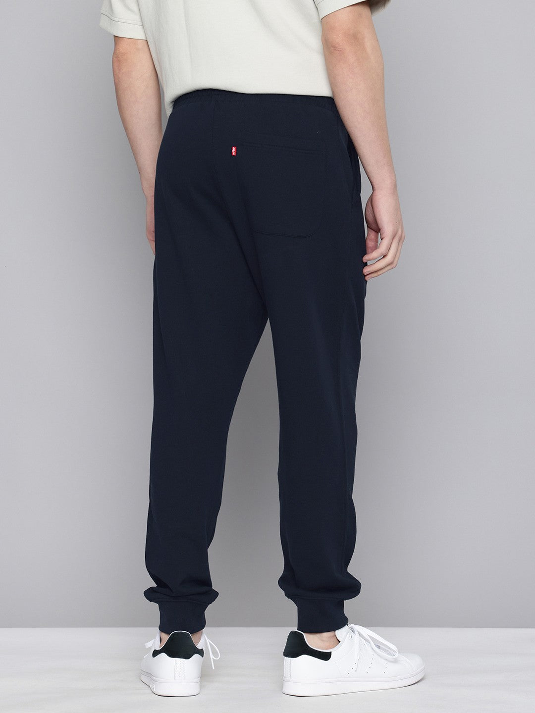 Men's Regular Fit Navy Joggers - 3 View