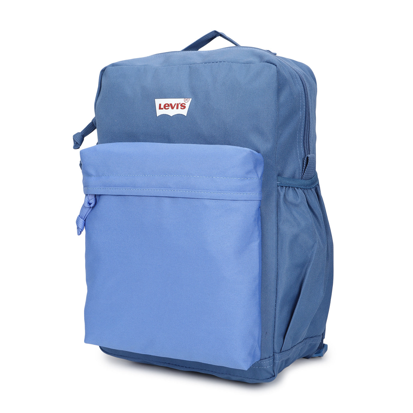 Men's Blue Colorblock Backpack - 3524443c-36f7-4e9d-8553-757f83e1559d View