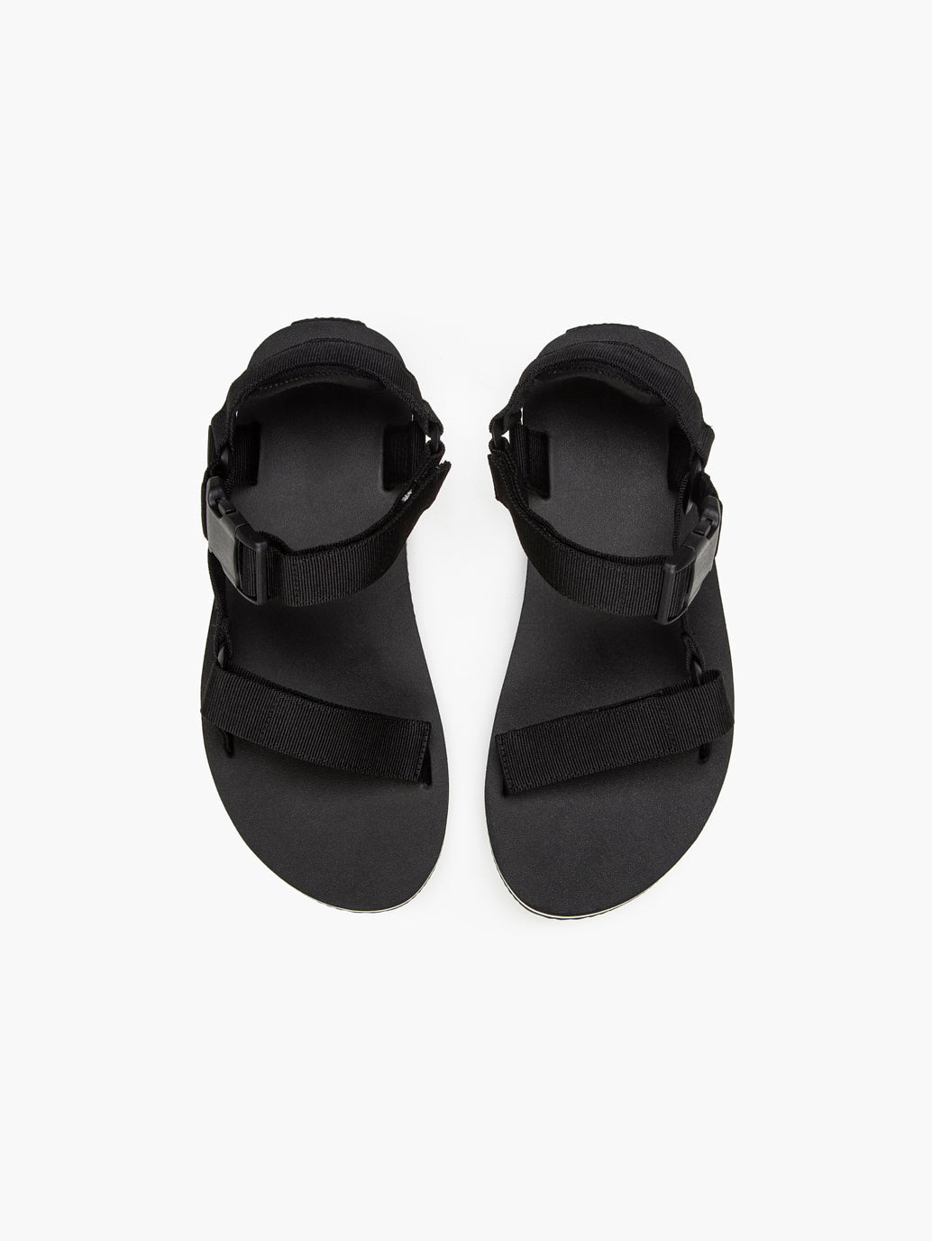 Men's Black Solid Sandals - cabc413c-adf9-43f1-b5d4-4442591c19ec View