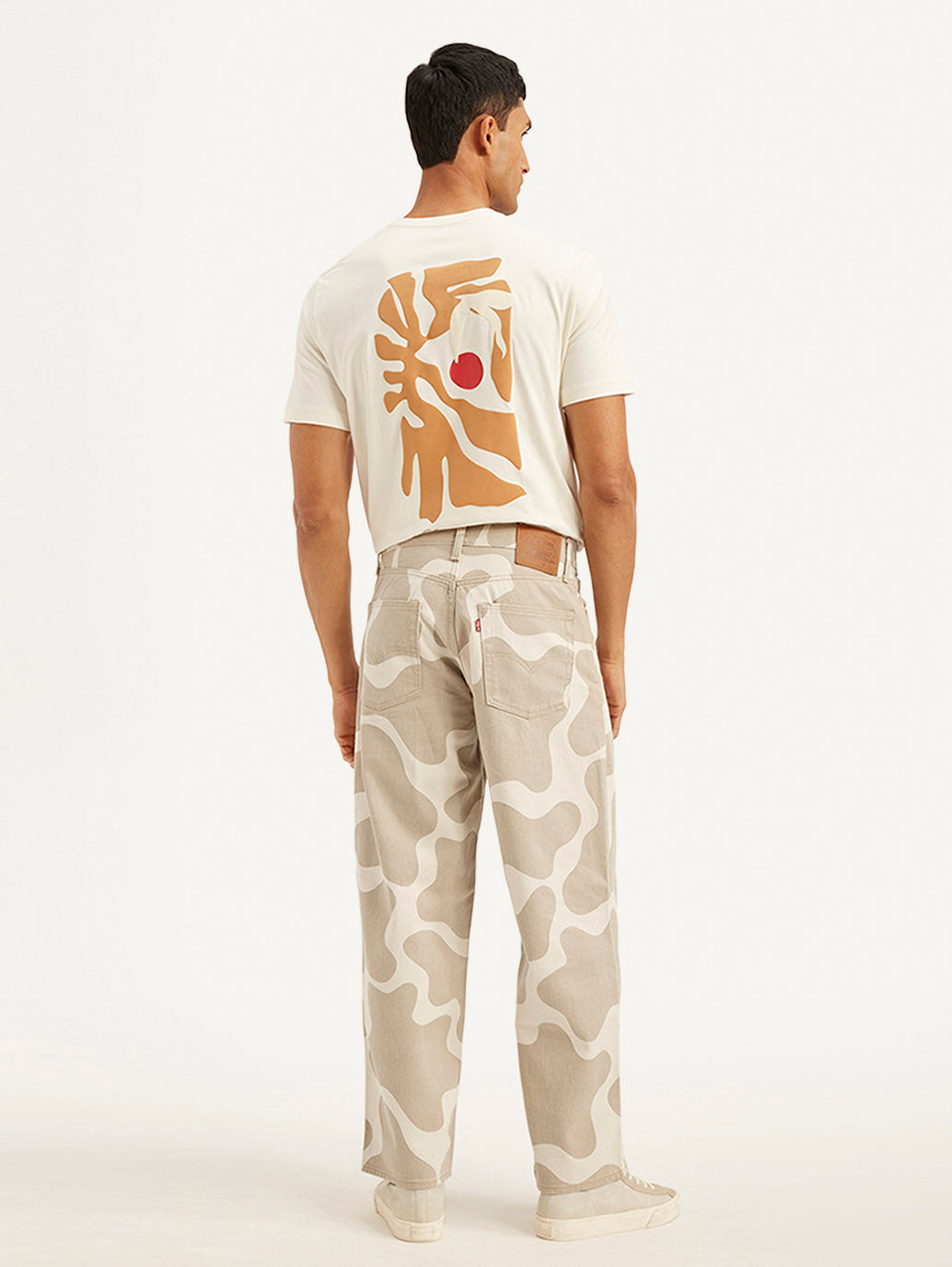 Men's 578 Beige Loose Fit Mid Rise Jeans - bcda6f27029a0e0a5fb8631f99f96d35 View