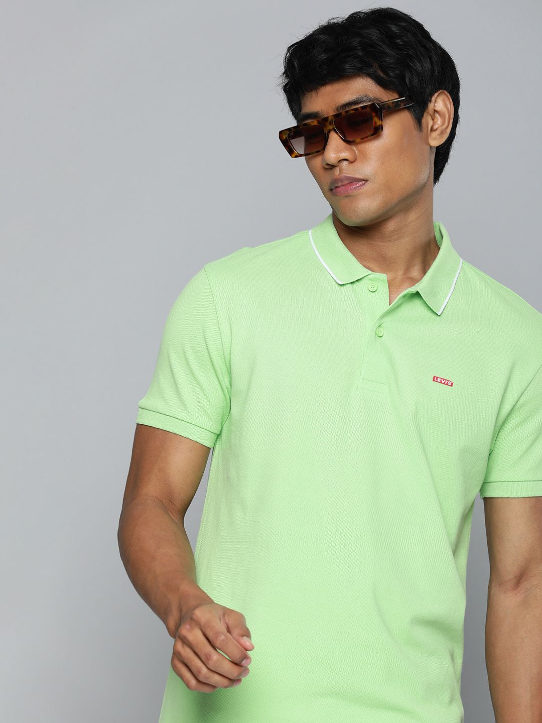 Men's Solid Polo T-shirt - c07f3853ee22795c849a8f813cd0baff View