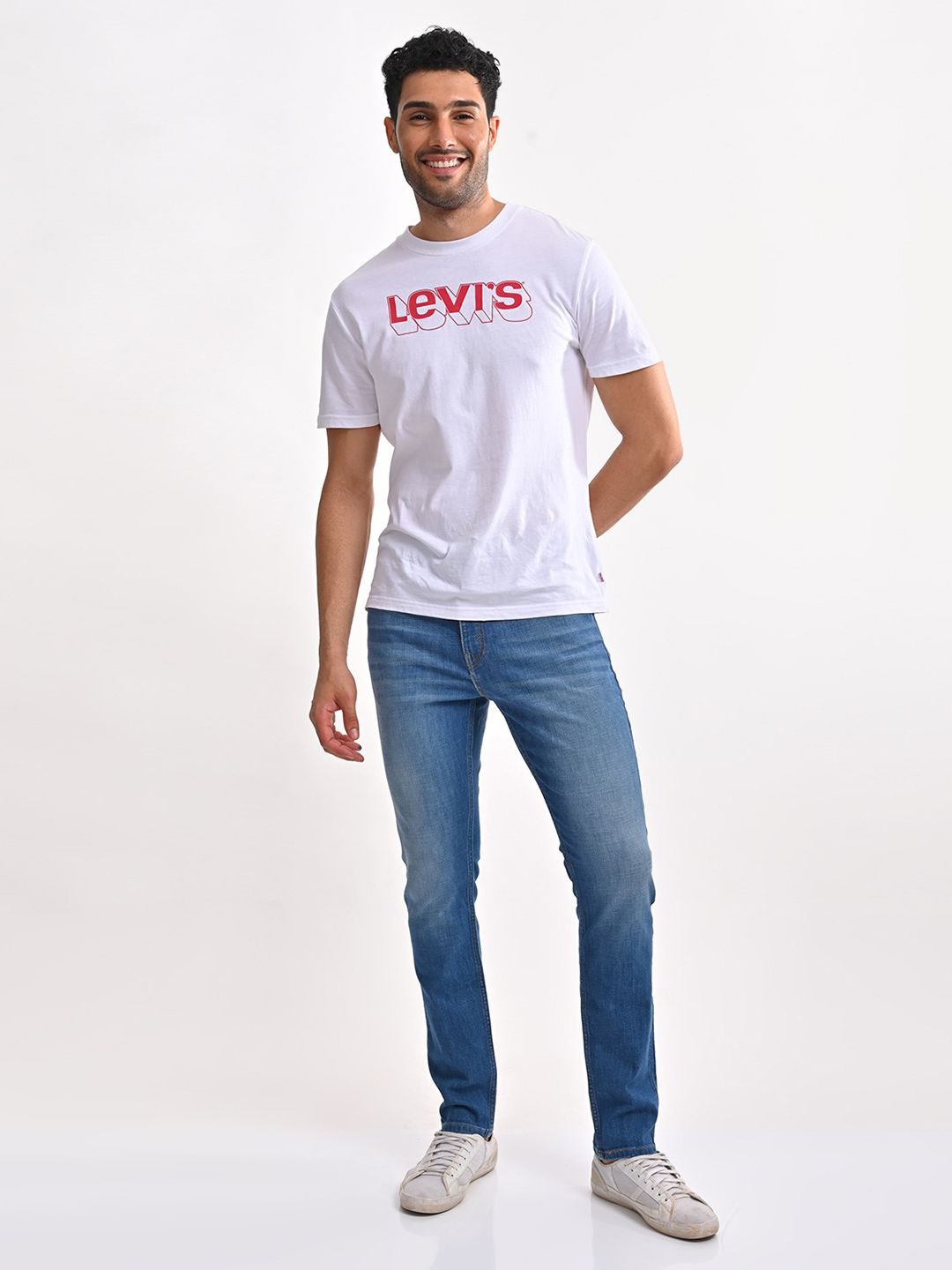 Men's 512 Blue Slim Tapered Fit Mid Rise Jeans - cff26eab7b487ea399e59e39ceb0817b View