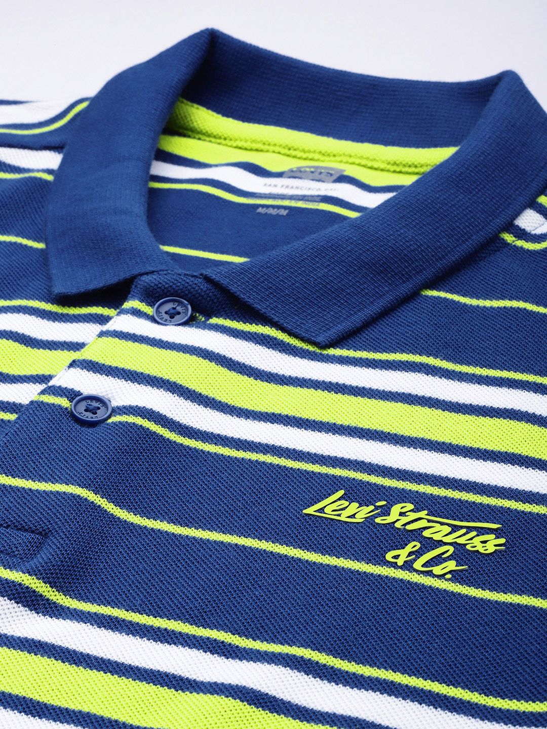 Men's Striped Polo T-shirt - dc5c45fdf386d5397b973bcafa6f3445 View