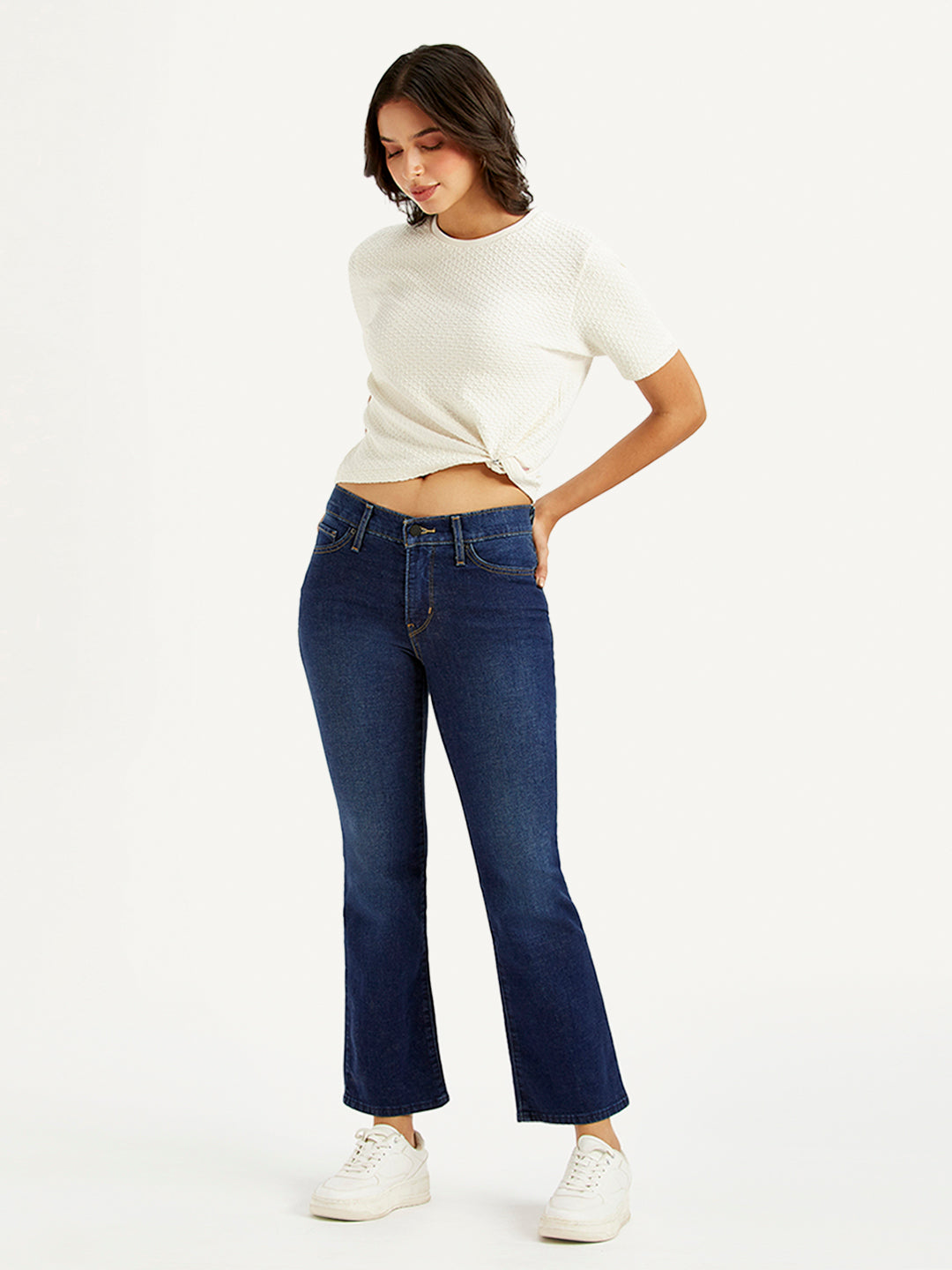 Women's 315 Blue Flared Fit High Rise Jeans - 0aeeac8c-1931-47cb-a8bd-21eee5a7373f View