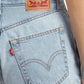 Women's High Rise Blue Regular Fit Skort - BackDetails View