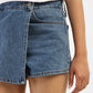 Women's High Rise Navy Regular Fit Skirt - 9946ecbb-12d0-497e-bf9b-e46648f6e063 View