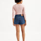 Women's Redloop Mid Rise Blue Regular Fit Skort - ba360e99-1879-44f9-b2c2-94c81a8afb22 View