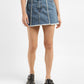 Women's High Rise Blue Regular Fit Skirt - ffa0ac13-5598-4916-92eb-4415f8ba5faf View
