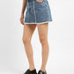 Women's High Rise Blue Regular Fit Skirt - c4372f19-c05e-4b65-82e4-abd22a9b96d1 View