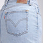 Women's Mid Rise Light Blue Regular Fit Skirt - 6 View