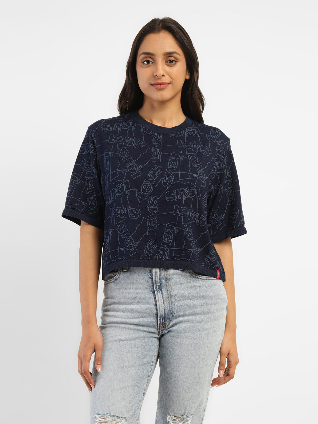 Women's Brand Logo Boxy T-Shirt - 9df891a1-d9e4-4153-b551-5af2e27b2ace View