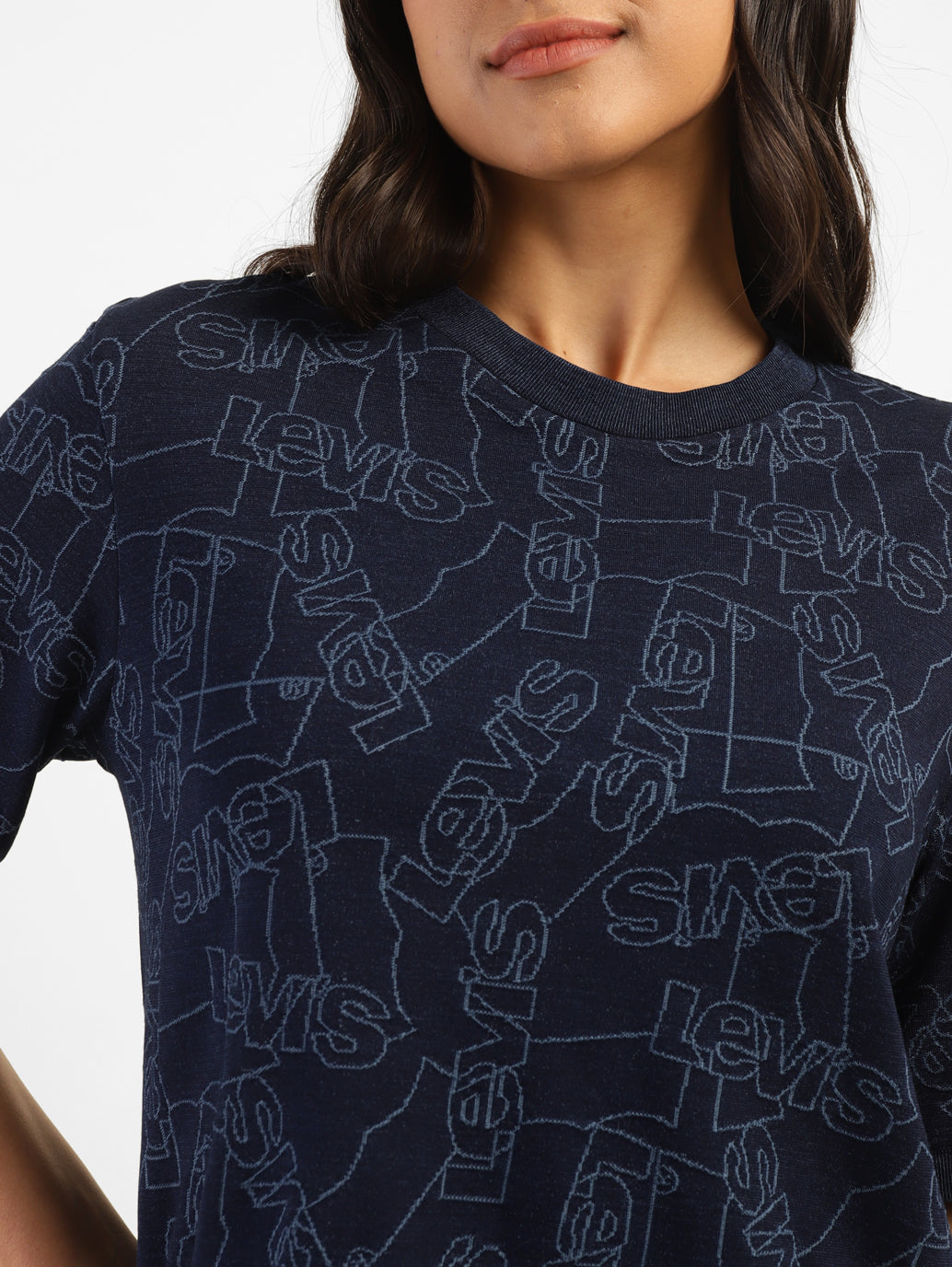 Women's Brand Logo Boxy T-Shirt - b24c992d-3a9b-4f04-b00e-e95f0aef00e7 View