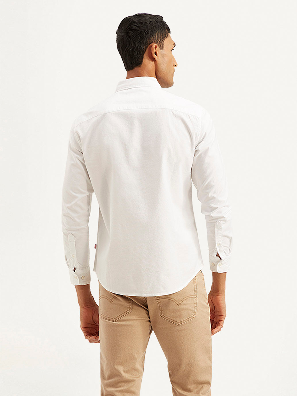 Men's Solid Slim Fit Oxford Shirt - fadaafca-a7e4-4233-9152-8f241d106bff View