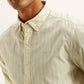 Men's Striped Slim Fit Shirt - Detail View