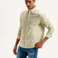 Men's Striped Slim Fit Shirt - Side View
