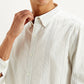 Men's Striped Slim Fit Shirt - Detail View