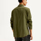 Men's Striped Slim Fit Shirt - Back View