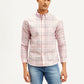 Men's Checkered Slim Fit Oxford Shirt - Front View