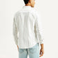 Men's Striped Slim Fit Shirt - Back View