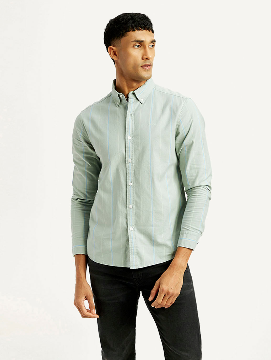 Men's Striped Slim Fit Shirt