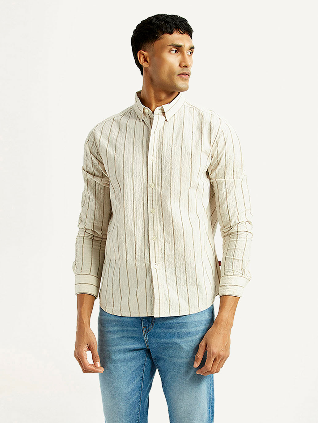 Men's Striped Slim Fit Shirt