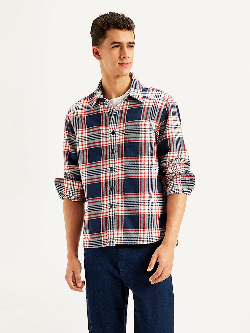 Men's Plaid Regular Fit Shirt - b83b25c0-da8b-4756-8dc1-a38d92204c2e View
