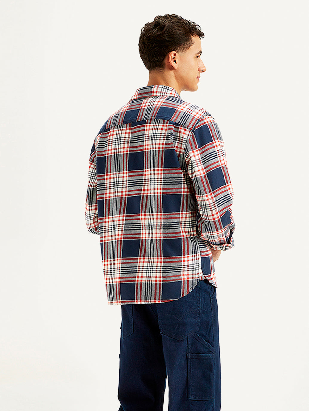 Men's Plaid Regular Fit Shirt - 7bc13ef8-2bd5-48a1-88ce-9134c36f1eb4 View
