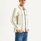 Men's Striped Regular Fit Shacket - Side View