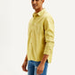 Men's Solid Overdyed Relaxed Fit Shirt - Side View
