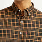 Men's Checkered Slim Fit Shirt - Detail View