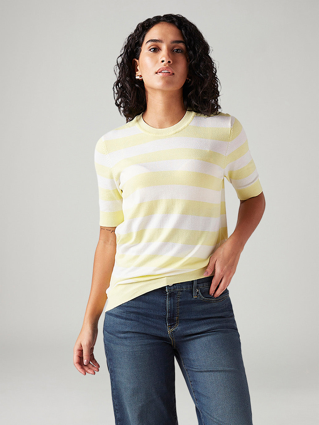 Women's Striped Regular Fit T-Shirt