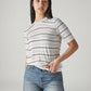Women's Striped Regular Fit Top - Styleshot View