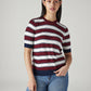Women's Striped Regular Fit Top - Front View