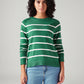 Women's Striped Regular Fit T-Shirt - Front View