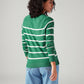 Women's Striped Regular Fit T-Shirt - Back View