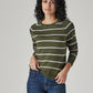 Women's Striped Regular Fit Top - Styleshot View