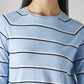 Women's Striped Regular Fit Top - detail View