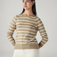 Women's Striped Regular Fit Top - Styleshot View