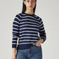 Women's Striped Regular Fit Top - Styleshot View