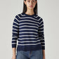 Women's Striped Regular Fit Top - Front View