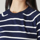 Women's Striped Regular Fit Top - Detail View