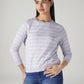 Women's Striped Regular Fit Top - Styleshot View