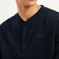 Men's Textured Slim Fit T-Shirt - Detail View