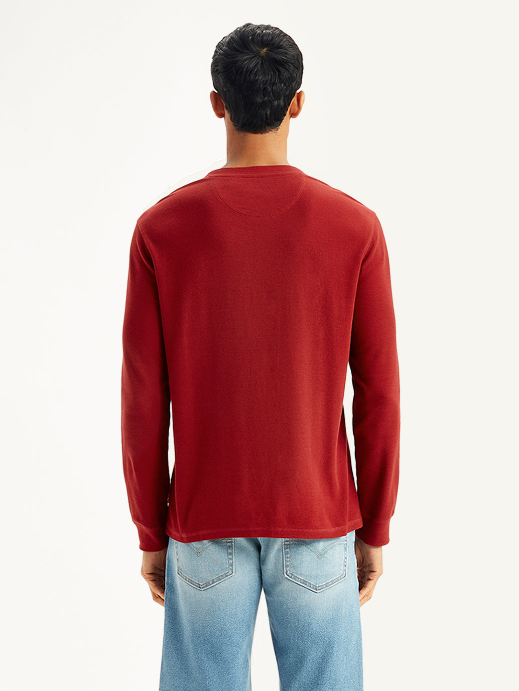 Men's Textured Slim Fit T-Shirt - b17eecbf-b28d-457c-85b6-4f29d2bf1297 View