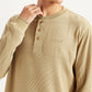 Men's Solid Slim Fit T-shirt - Detail View